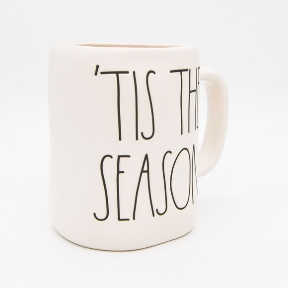 Rae Dunn Christmas Mug – Tis' The Season, 16oz Double-Sided Ceramic Coffee Mug - Picture 7 of 10